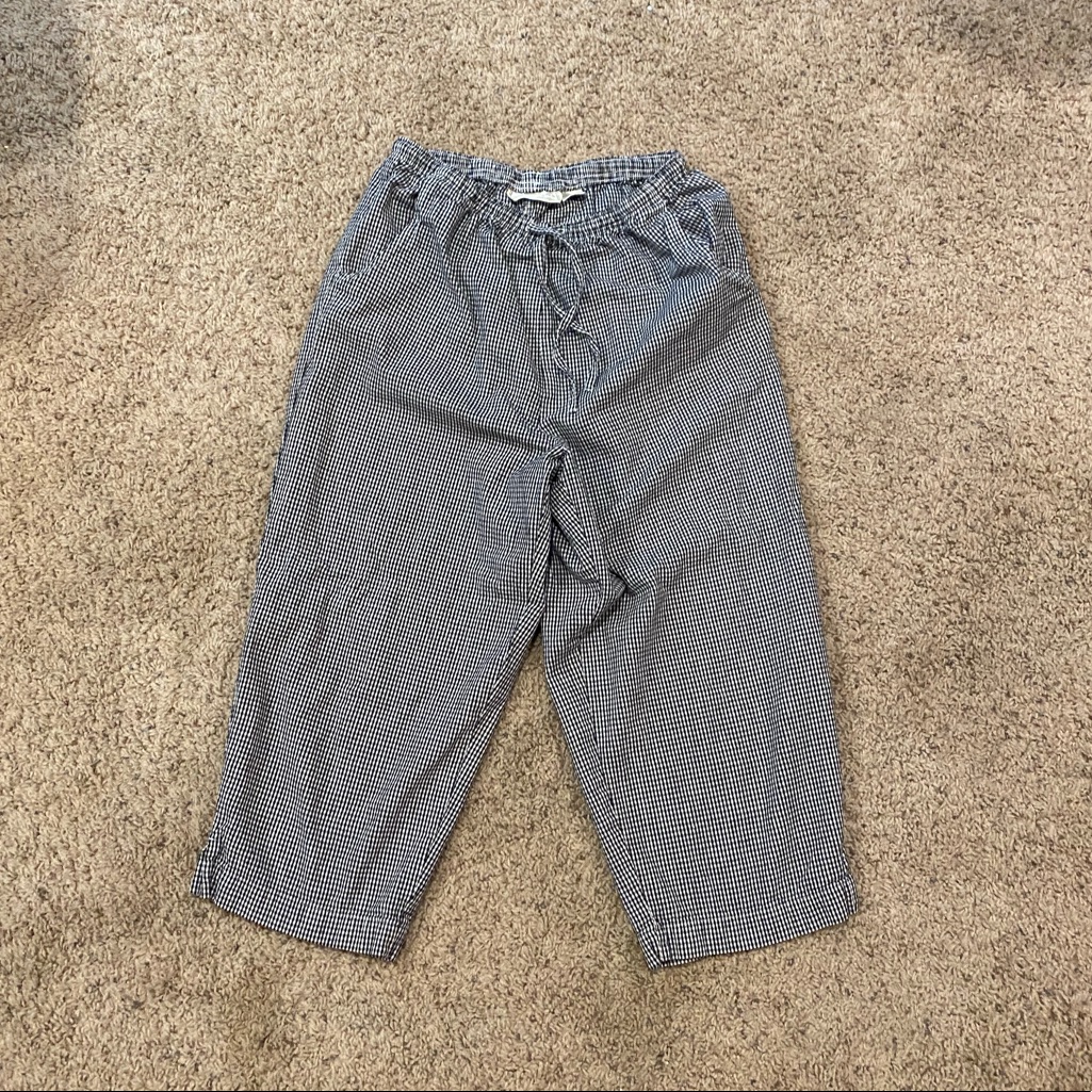 Gingham Capris